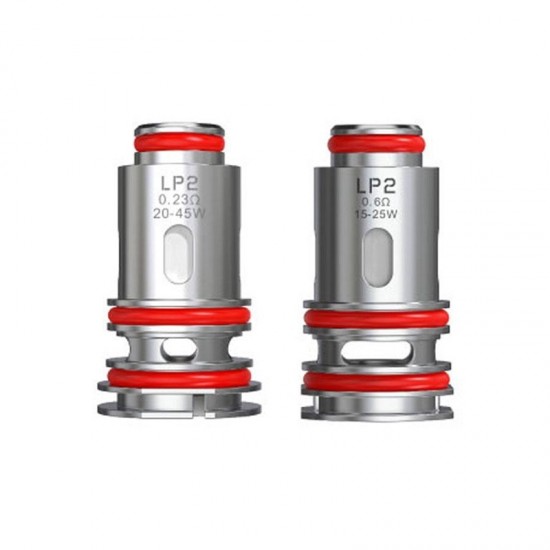 Smok LP2 Coil 5'li Paket, 0.23 ve 0.6 Ohm rezistanslı yedek coiller