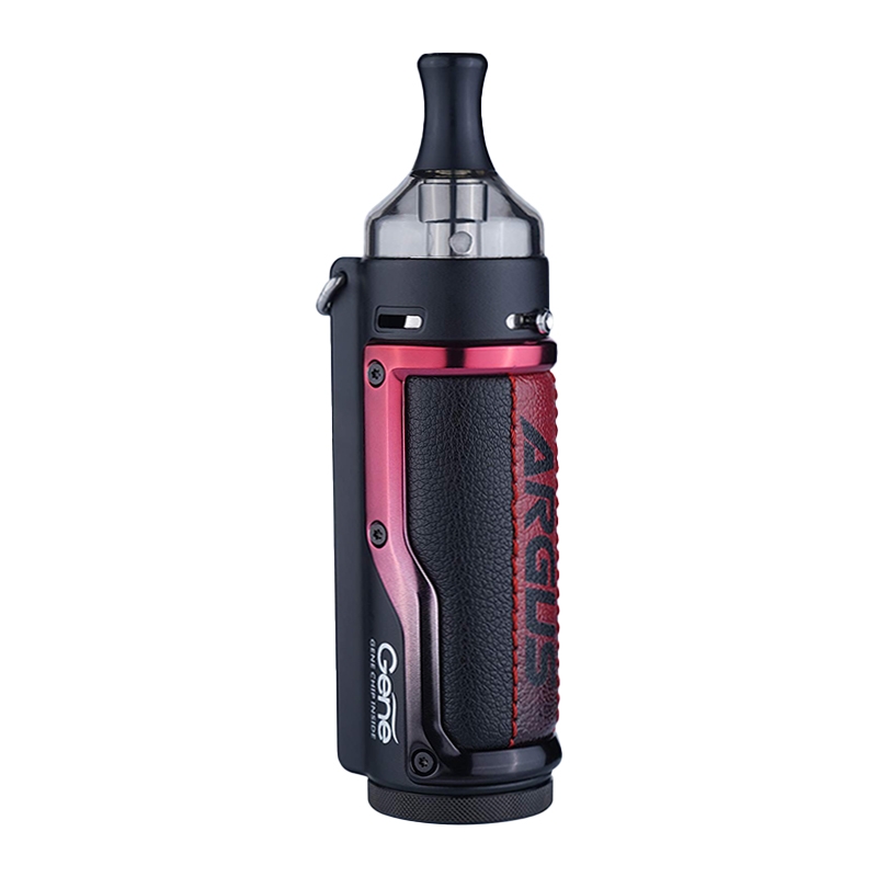 Voopoo Argus 40W Pod Mod kırmızı-siyah deri kaplama elektronik sigara