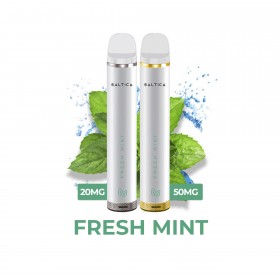 Saltica Fresh Mint Disposable Vape Pen 20mg ve 50mg nikotin seçenekleri