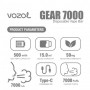 Vozol Gear 7000 Disposable Peach Mango Smoothie