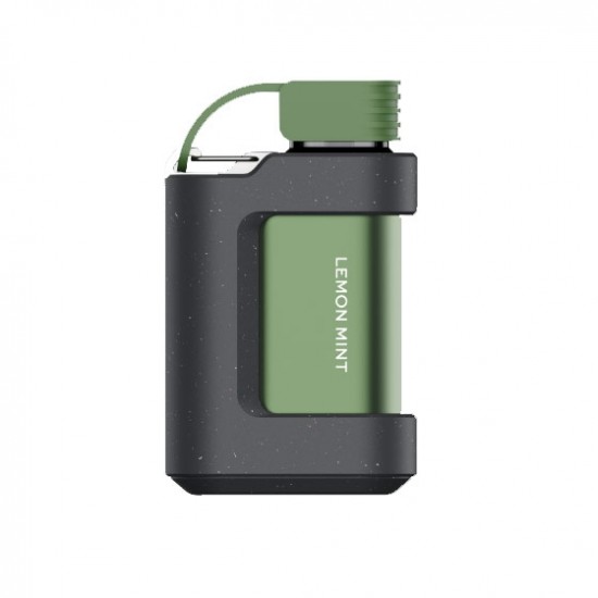 Vozol Gear 7000 Lemongrass Mint yeşil/siyah tek kullanımlık elektronik sigara.