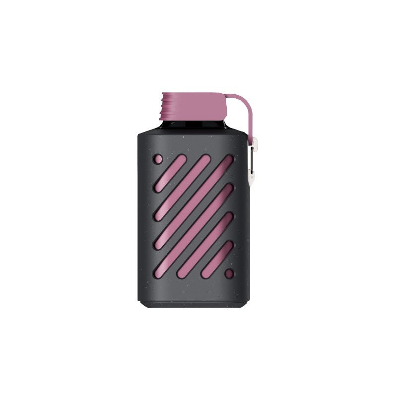 Vozol Gear 10000 Kiwi Guava Passion Fruit tek kullanımlık elektronik sigara koyu gri.