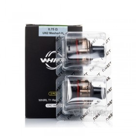 Uwell Whirl T1 Pod Kartuş 0.75Ω UN2 Meshed-H Coil 2'li Paket