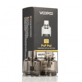 Voopoo PnP Pod 2'li Paket 4.5ml Kartuş, Şeffaf Rezervuar