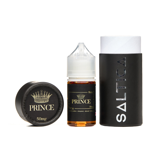 Saltica Prince Salt Likit 50mg - Siyah Ambalajlı Premium E-Likit