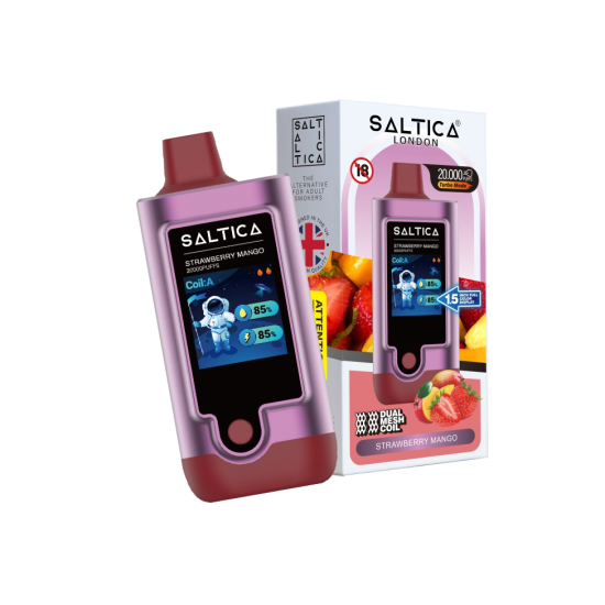 Saltica Digital 20000 Strawberry Mango Disposable Vape Bar