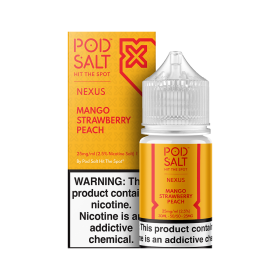 Pod Salt Mango Strawberry Peach Salt Likit Pod Salt Mango Strawberry Peach Salt Likit