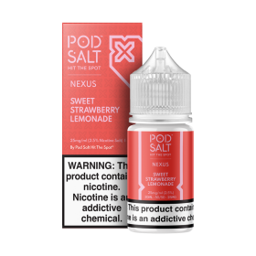 Pod Salt Sweet Strawberry Lemonade Salt Likit Pod Salt Sweet Strawberry Lemonade Salt Likit