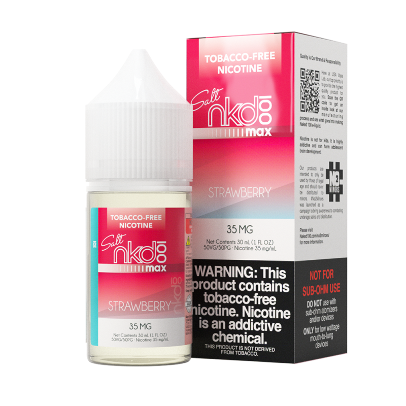 NKD Salt Strawberry Ice Salt Likit 35MG Tütünsuz Nikotin 30ml