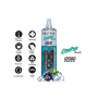 Saltica Cyberpunk 12000 Blueberry Ice tek kullanımlık elektronik sigara