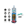 Saltica Cyberpunk 12000 Blue Razz Tek Kullanımlık Vape Bar, Orman Meyveli