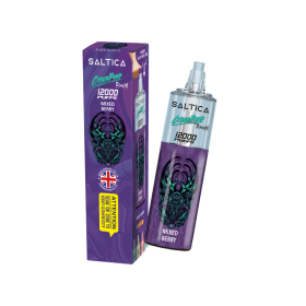 Saltica Cyberpunk 12000 Mixed Berry tek kullanımlık elektronik sigara.