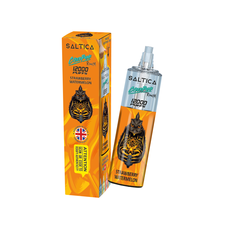 Saltica Cyberpunk 12000 Strawberry Watermelon Tek Kullanımlık Vape Bar