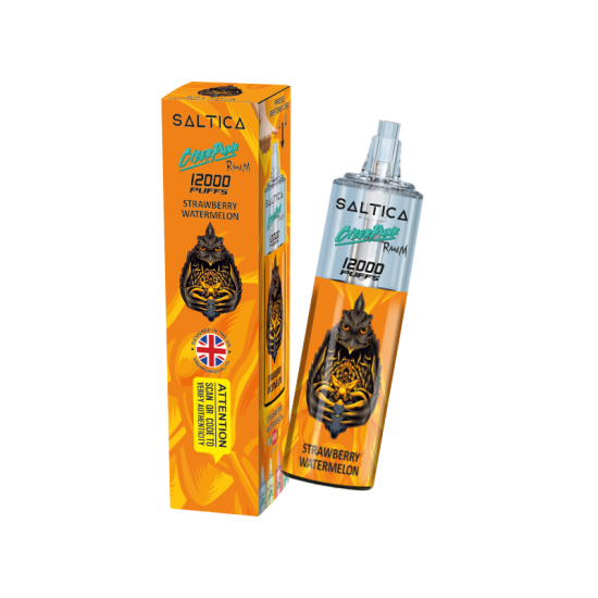 Saltica Cyberpunk 12000 Strawberry Watermelon Tek Kullanımlık Vape Bar