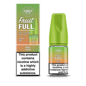 Dinner Lady Fruit FULL Apple Peach Salt Likit 20mg/ml 30ml