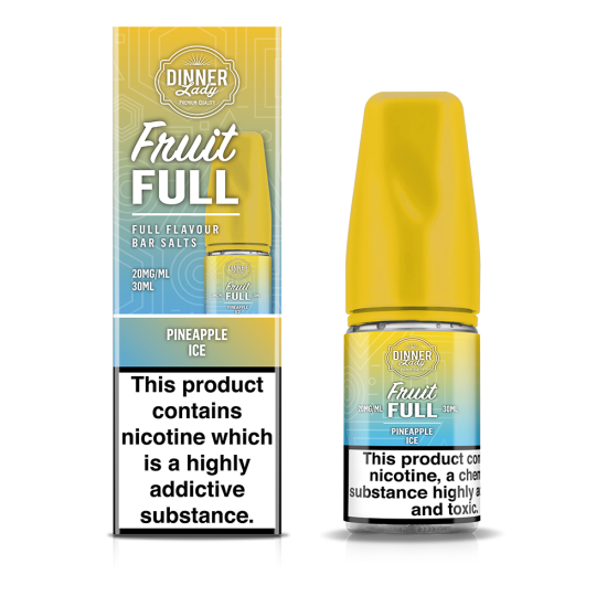 Dinner Lady Fruit Full Pineapple Ice Salt Likit 20mg 30ml