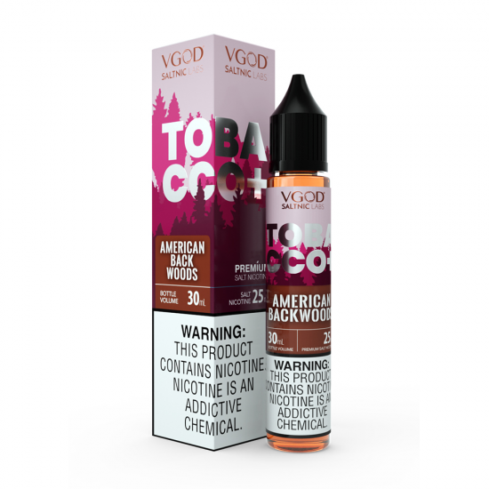 Vgod Tobacco Plus American Backwoods Salt Likit