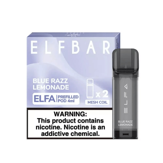 Elf Bar Elfa Blue Razz Lemonade Pod Kartuş