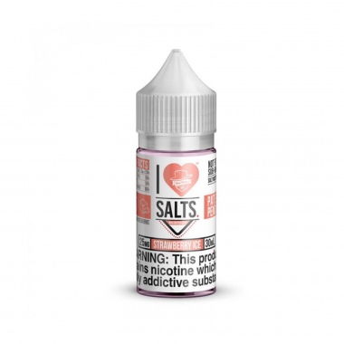 I Love Salts Strawberry Ice Salt Likit 30ml 25mg, çilek aromalı.