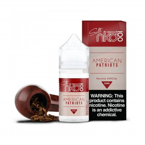 Naked American Patriots Salt Likit 30ml Tütün Aromalı Nikotin 35MG