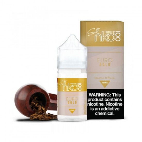 NKD Euro Gold Salt Likit 30ml Tütün Aromalı Nikotinli E-Likit