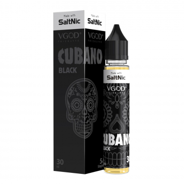 Vgod Cubano Black Salt Likit 30ml Vgod Cubano Black Salt Likit 30ml